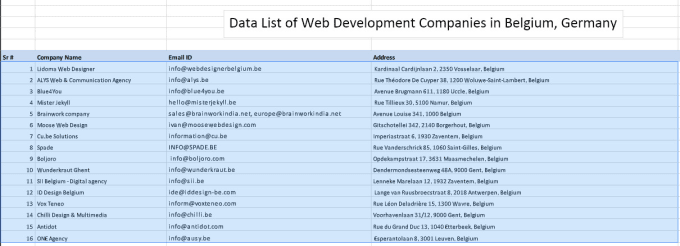 be virtual assistant for data entry, web research, lead generation