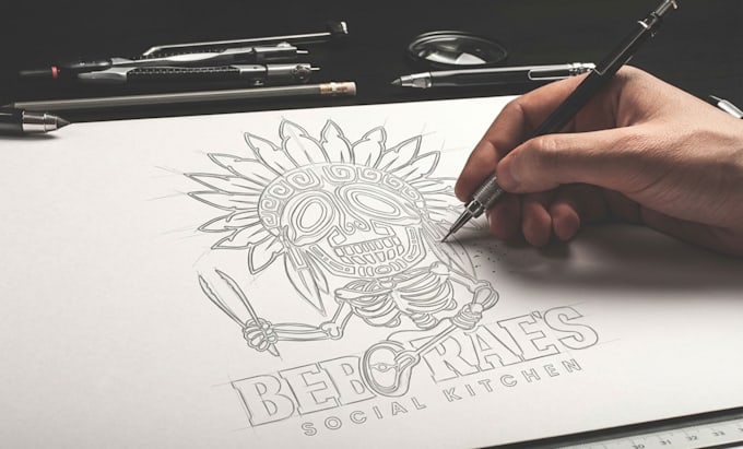 design a unique custom tribal logo and brand identity mark