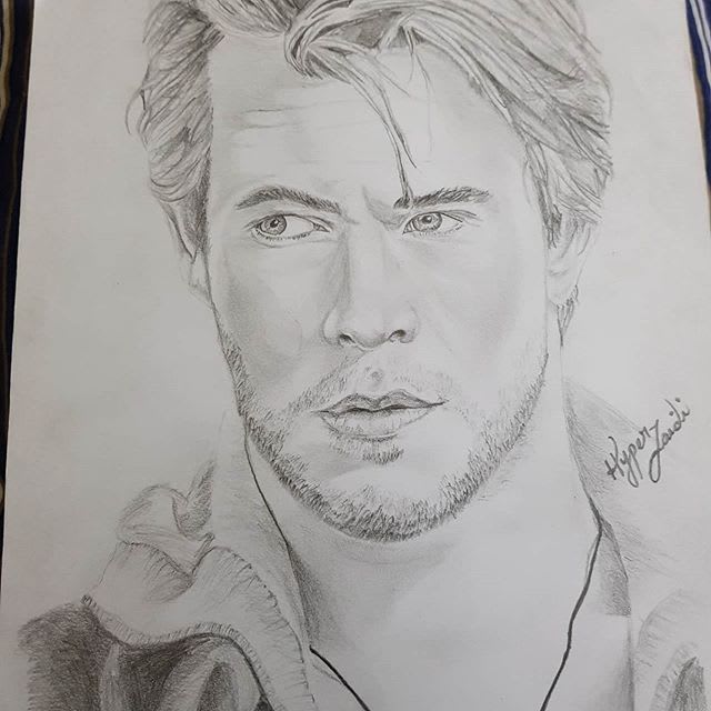 Make detailed pencil artwork in minimum time by Aliaujzaidi Fiverr