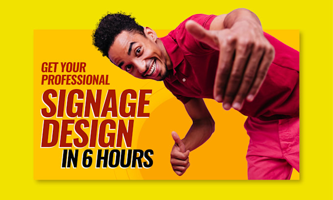 do printable billboard, signage, shop front and yard sign