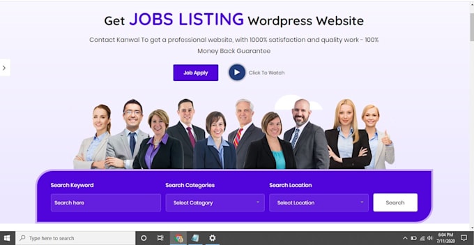 develop job portal website with job manager with pro theme
