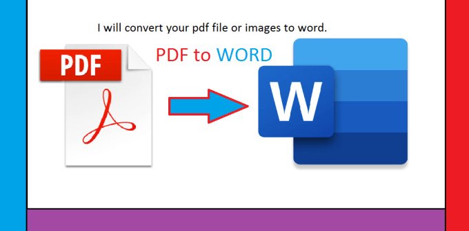 how to convert a pdf into a editable word document