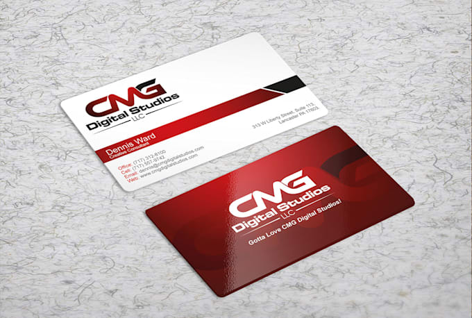 design a professional and print ready business card