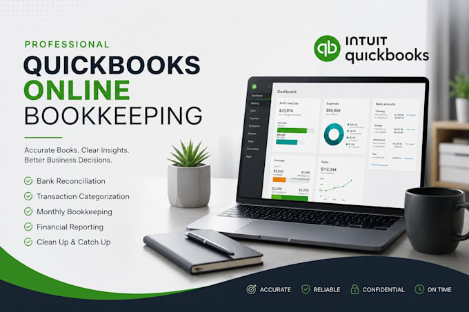 do professional quickbooks online bookkeeping and reconciliation