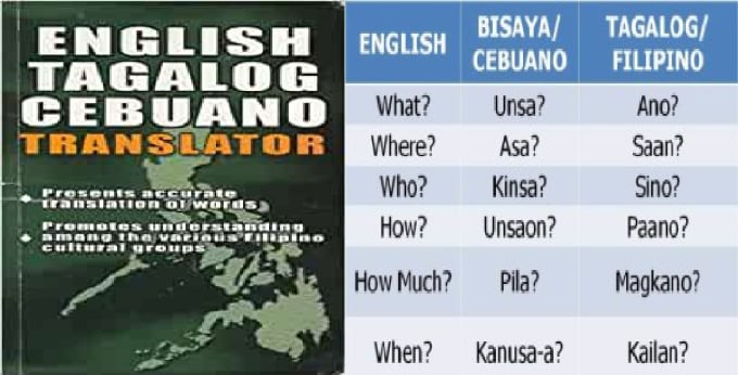 bisaya tagalog translator