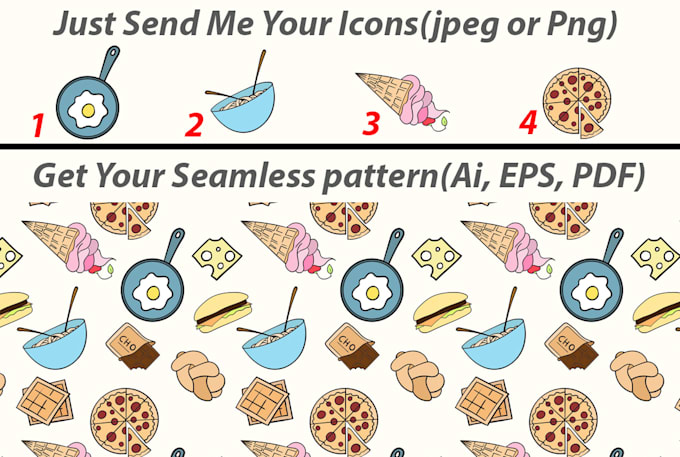 design repeated seamless 2d patterns