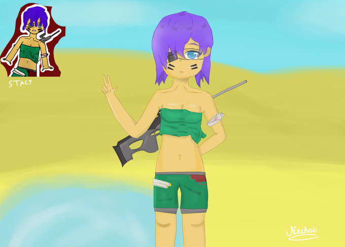 Draw Your Oc Or Any Char In An Animeish Style By Neehsi Fiverr - cool roblox chars
