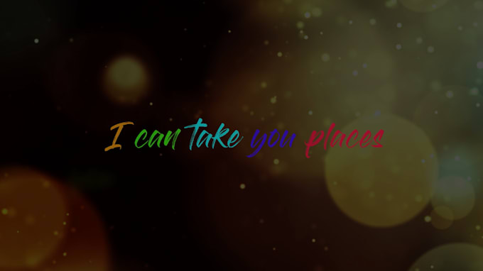 create a unique lyric video