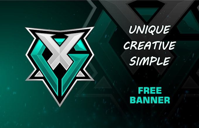 design professional logo initial letter esports, twitch