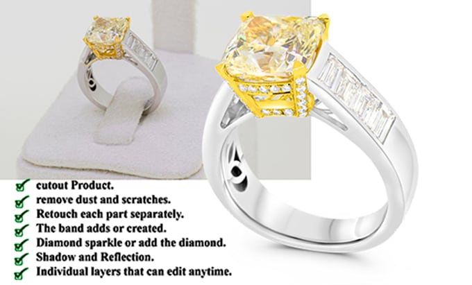 do high end jewelry retouch