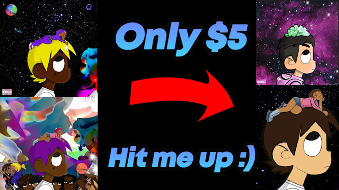 Make you a custom lil uzi vert vs the world profile ...