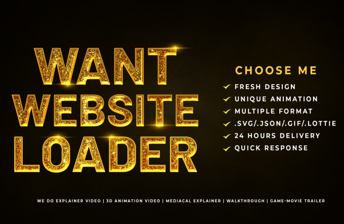 do website loader animation for your website and app