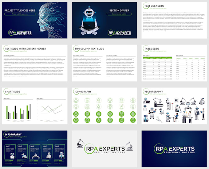 provide professional presentation template design services