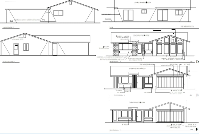 draw floor plan, construction plan in autocad