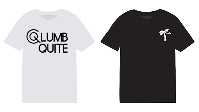 create minimal and unique font t shirts design