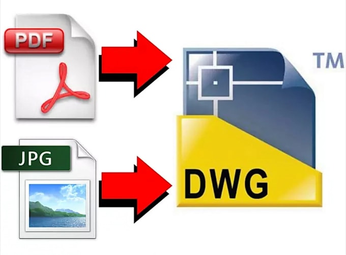 Convert your pdf or jpeg drawing to autocad dwg file by Basitbhatti0742