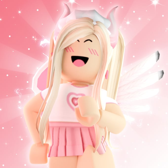 Make You A High Quality Roblox Gfx By Mako Mellow Fiverr - roblox girl with pink hair