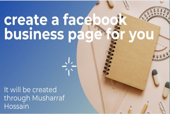 create a full facebook business page for you