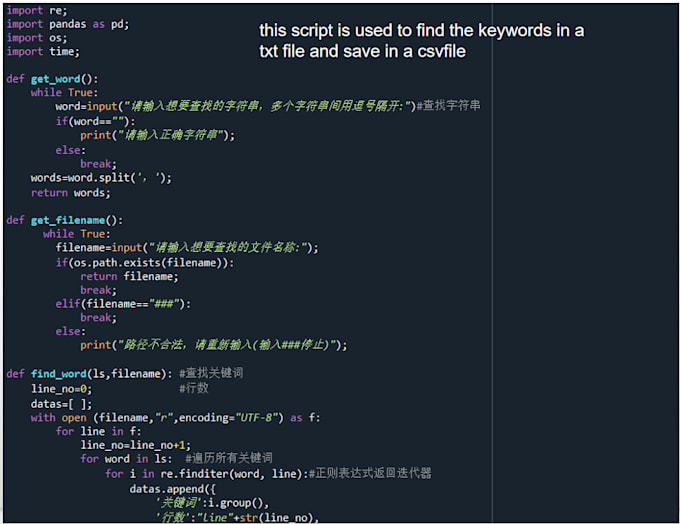 Write python scripts for you by Dreamin1998 | Fiverr
