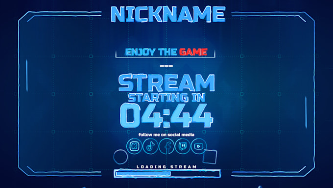 create a animated countdown timer for your stream