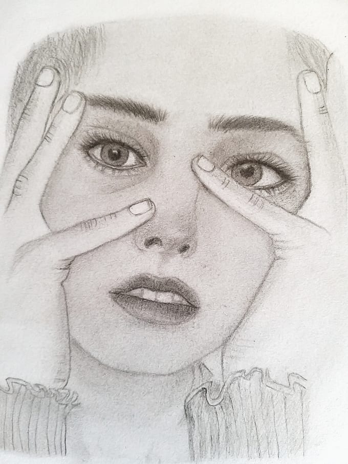 Draw realistic pencil drawing from your photo by Nimchan16 Fiverr
