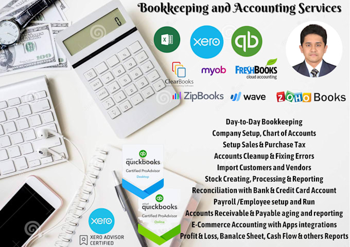 be bookkeeping and accounting using quickbooks xero waveapps