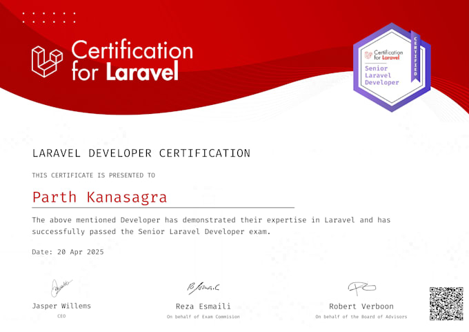 be your laravel developer to develop a PHP application