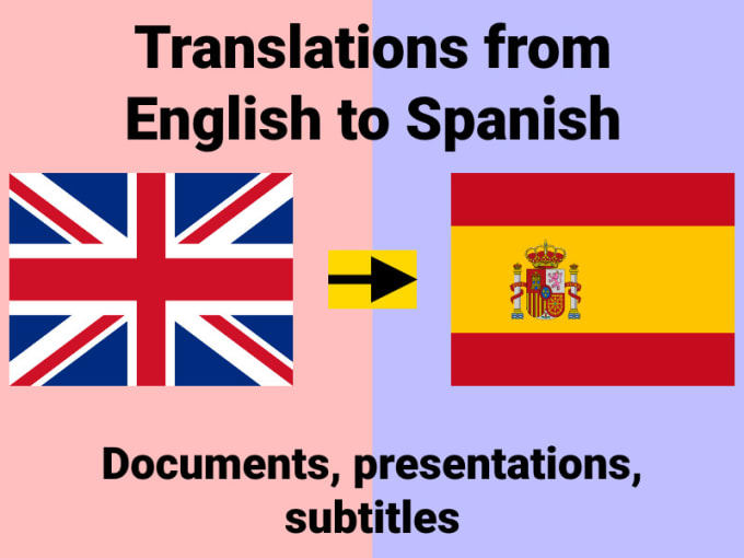 how can i translate a text from english to spanish