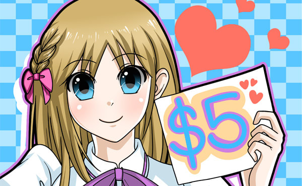 Illustrate anything you want in sharp, cell shaded style by ...