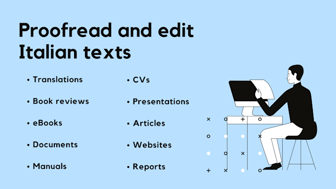 proofread and edit your italian texts