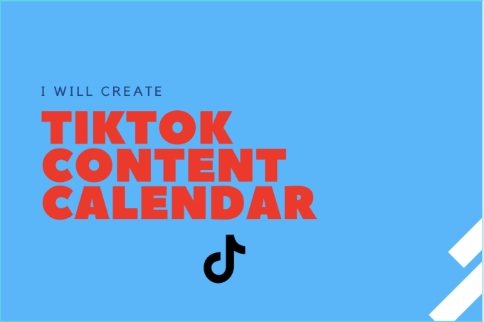 Create your tiktok content calendar by Socialmadeeasy Fiverr