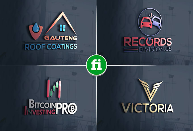 design minimalist, modern and 3d logo in 6hrs