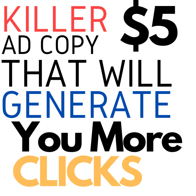 Write killer ad copy for you product by Masonphilpott Fiverr
