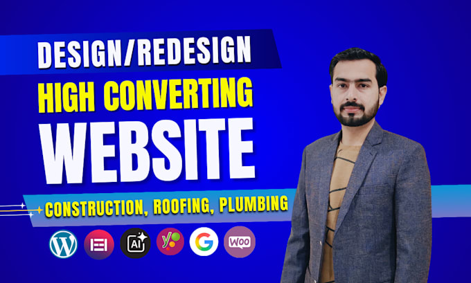 design construction, hvac, roofing, plumbing, contractor website