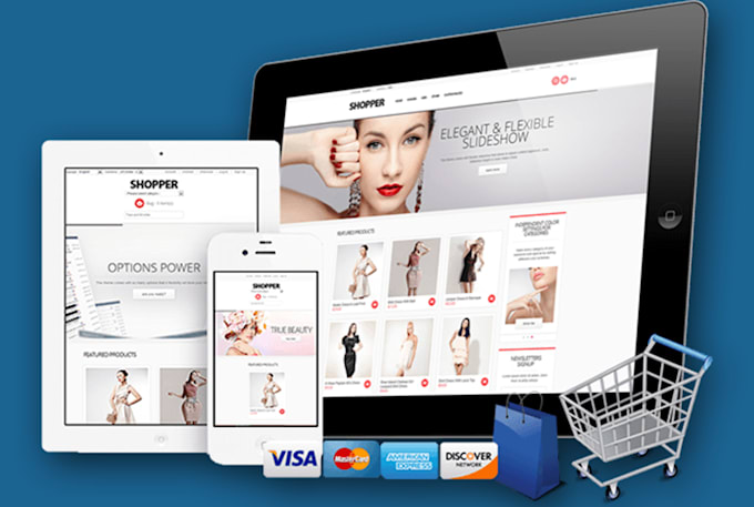 build a custom ecommerce website with rich admin dashboard