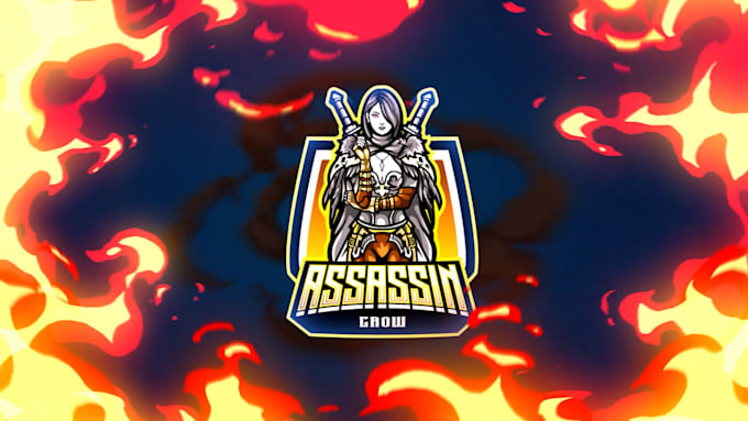 do gaming intro for your esport logo twitch, youtube, discord