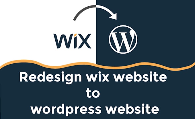 convert wix to wordpress responsive website