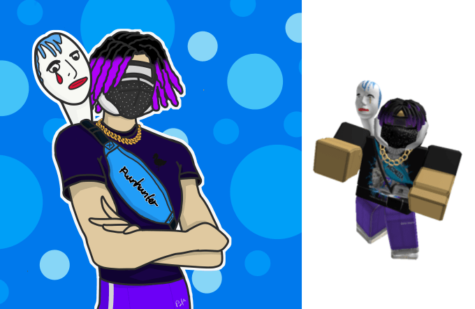 Draw Your Roblox Avatar In Anime Style By Aunhunter - draw your roblox character using anim studio pro by alaagaming
