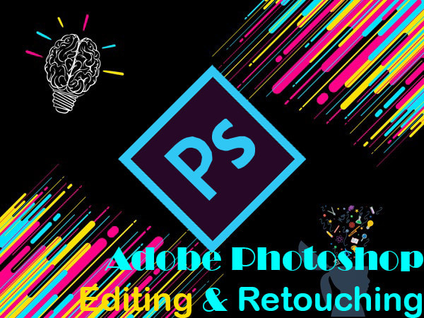 do photoshop editing and retouching