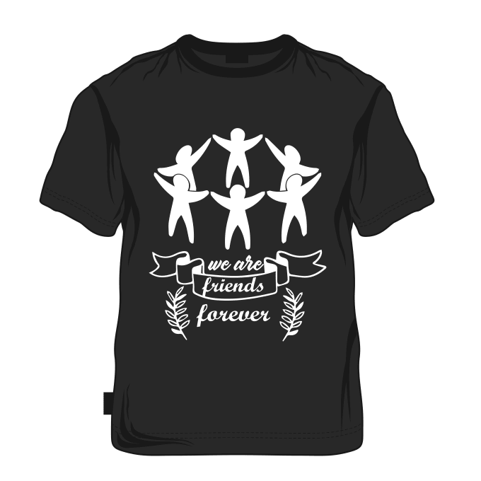 cr ez un design de t shirt accrocheur pour la journ e de l amiti pour vous