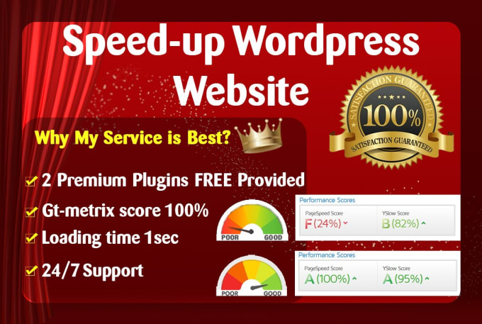 expert speed up your wordpress website, google page speed, gtmetrix