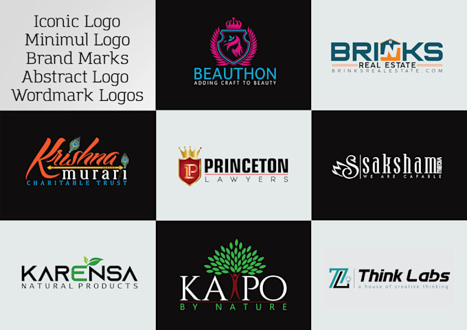 modern and minimalist logo, brand identity  design