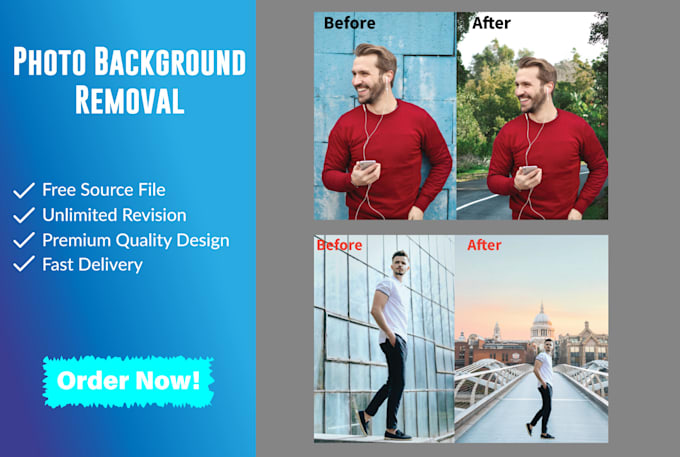 do professional background removal from your photos