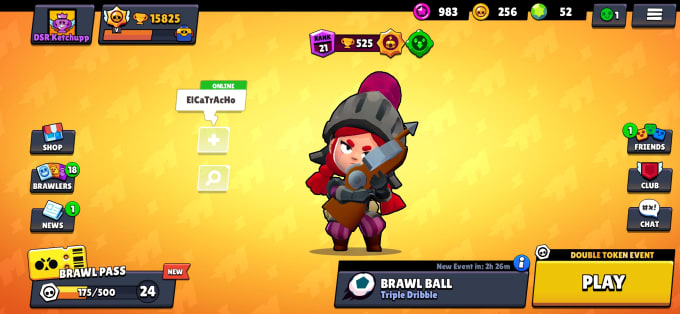 Can Play With You In Brawl Stars 15k Trophies By Alexchopoyhlu Fiverr - brawl stars double token event