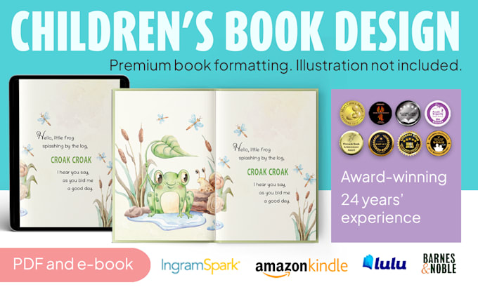 design your childrens book for print and ebook