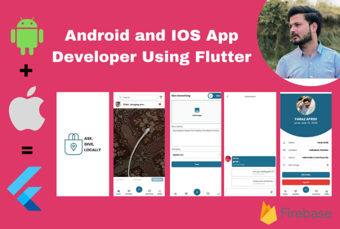 Develop Flutter Mobile App For Both Android And Ios By Farazafridi 3434