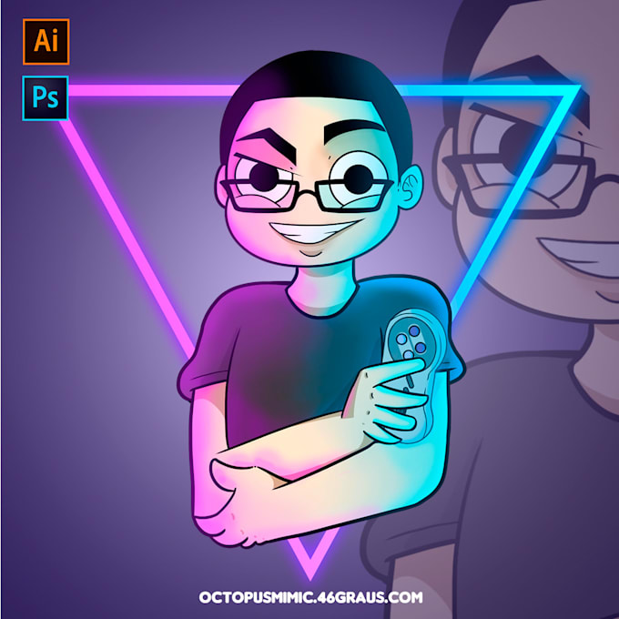 create a unique cartoon character