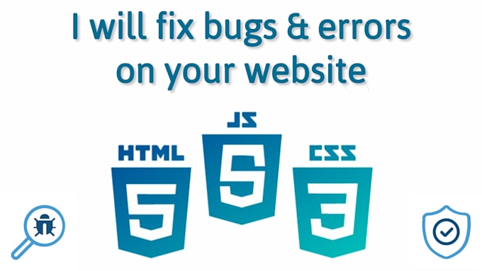 Fix bugs and errors on your html, css website by Jonbreauxdev | Fiverr