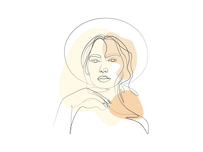 draw vector line art illustration