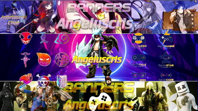 Design logo, anime banners and games 1 by Angeluscris | Fiverr